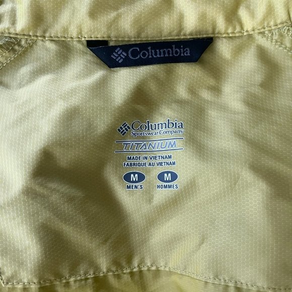 Columbia Men's Titanium Trail Line Waterproof Jacket Windbreaker Sz M WM3173 - Picture 13 of 14